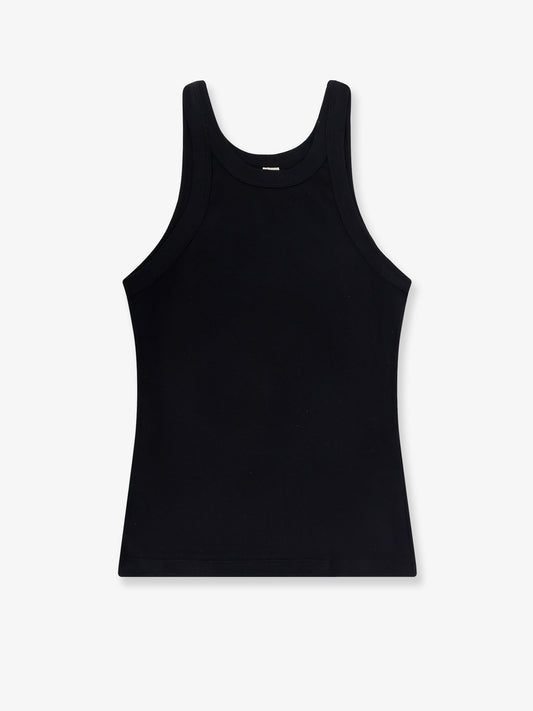 Ribbed cotton tank top