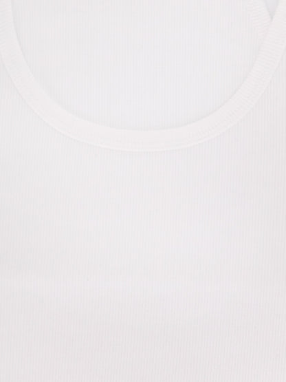 Ribbed cotton tank top thumbnail