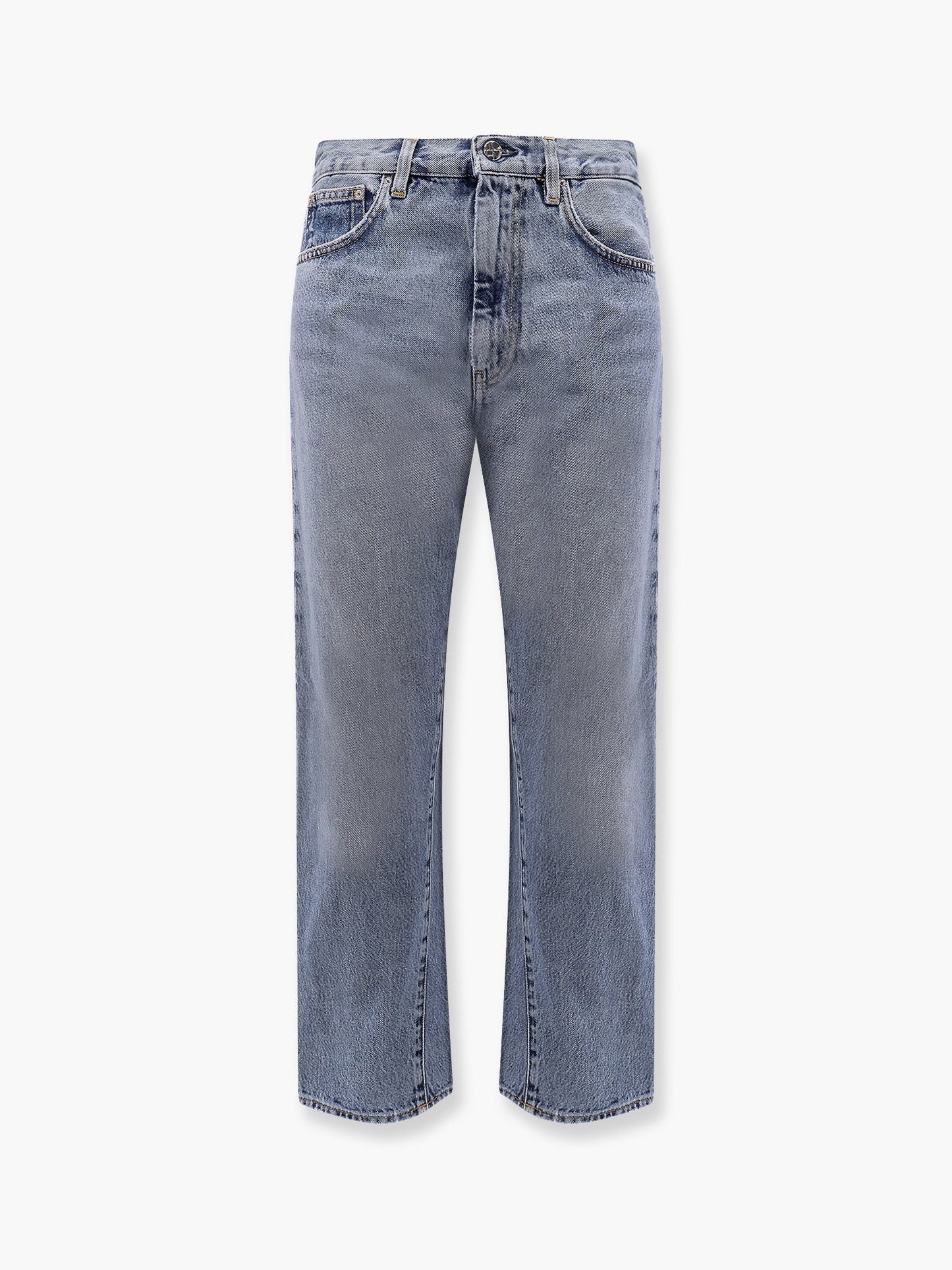 Twisted seam jeans