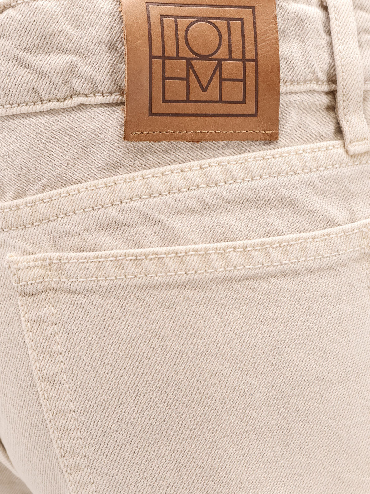 Low taper denim trouser