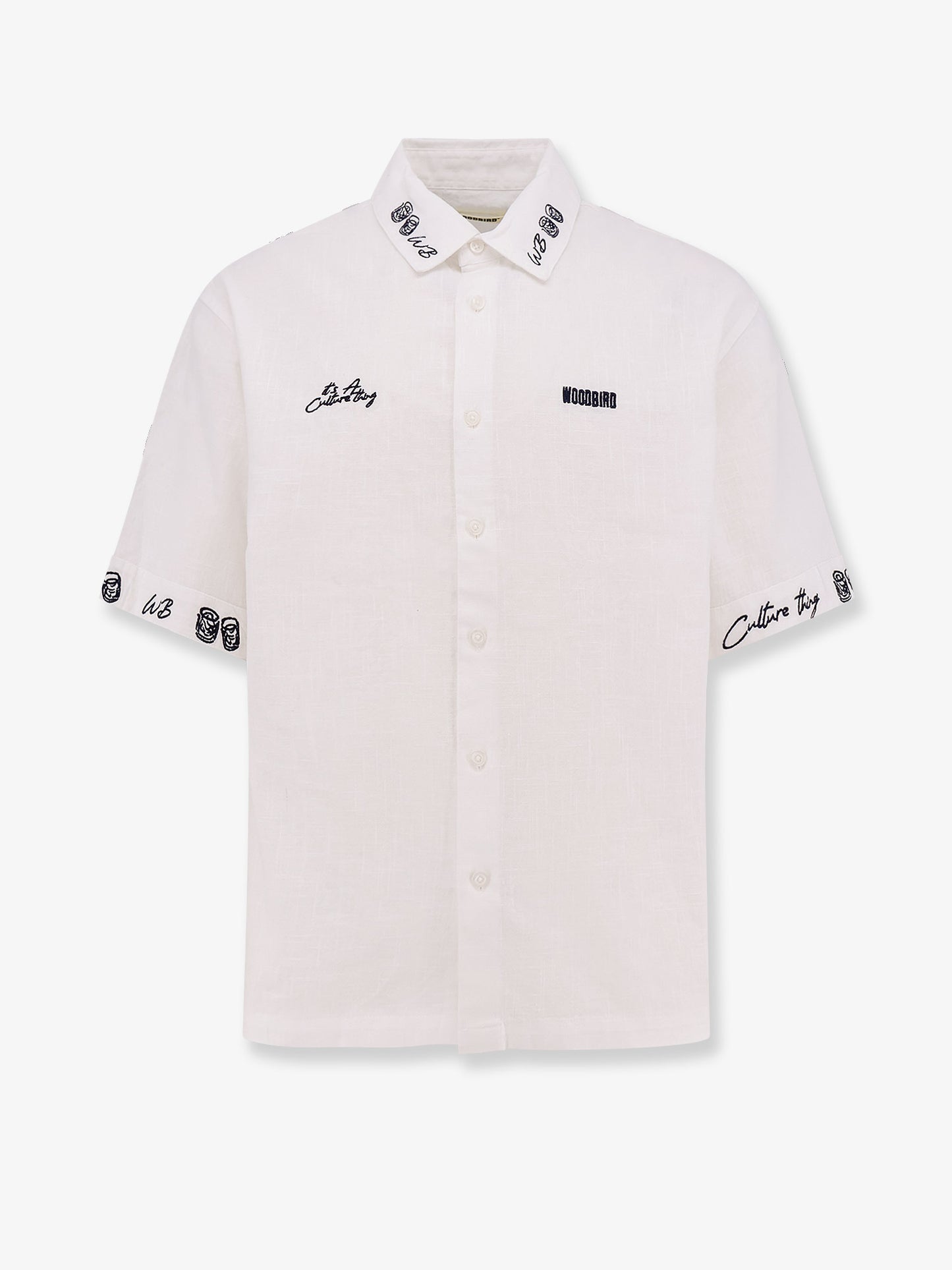 WB Wang cotton and linen shirt