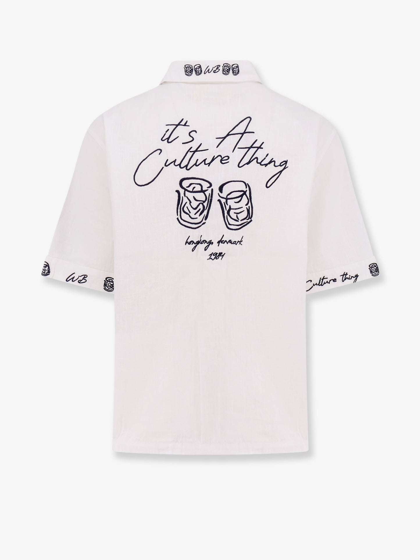 WB Wang cotton and linen shirt