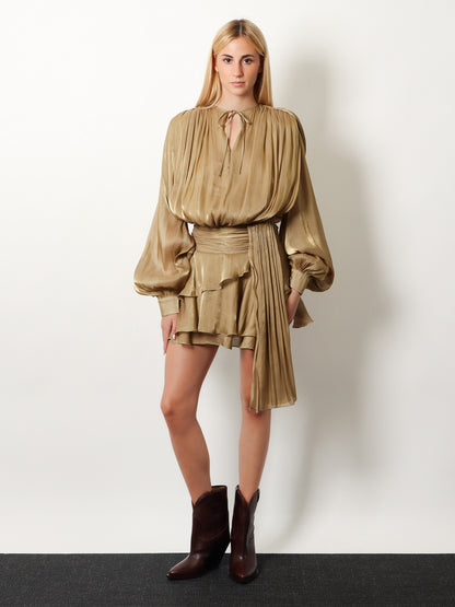 Flounced mini dress thumbnail