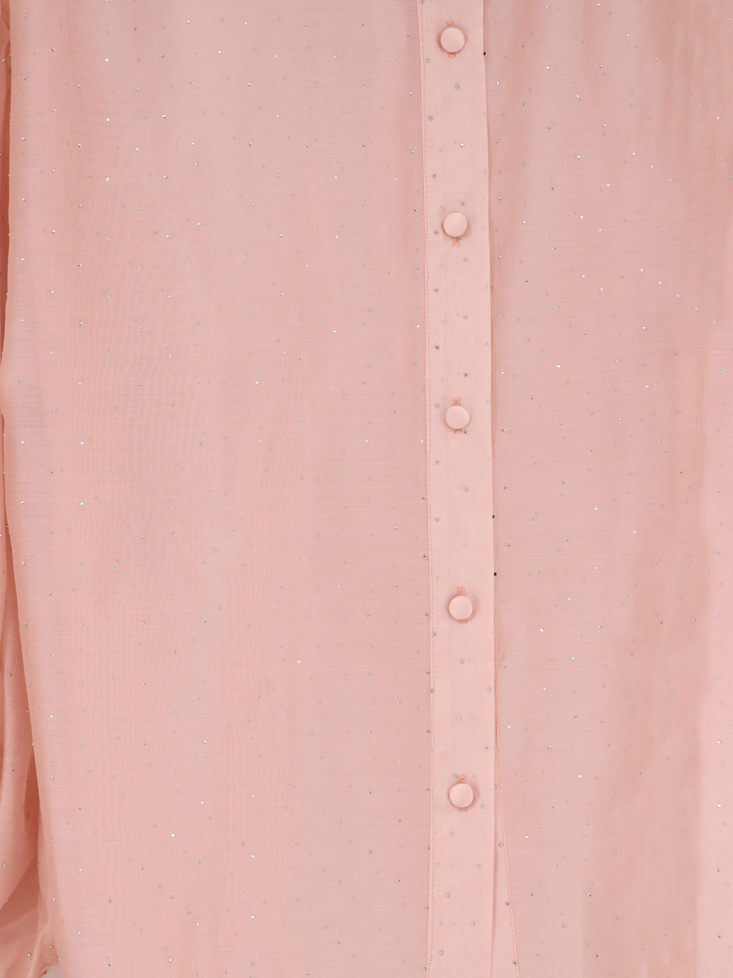 Shirt with rhinestones