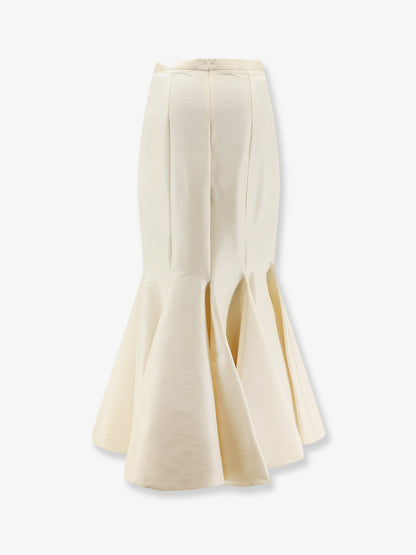 Shantung long skirt thumbnail