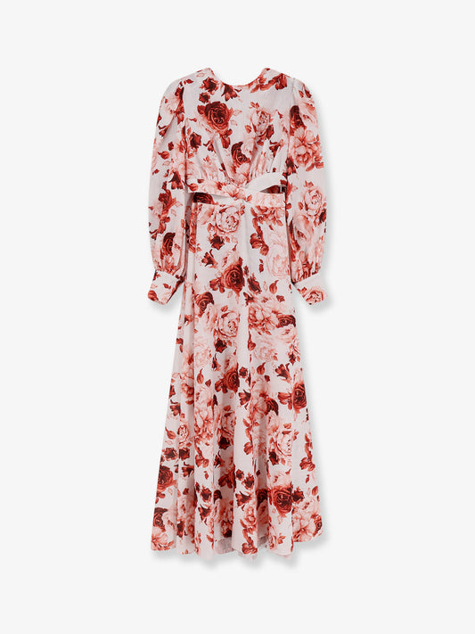 Linen and cotton blend long dress