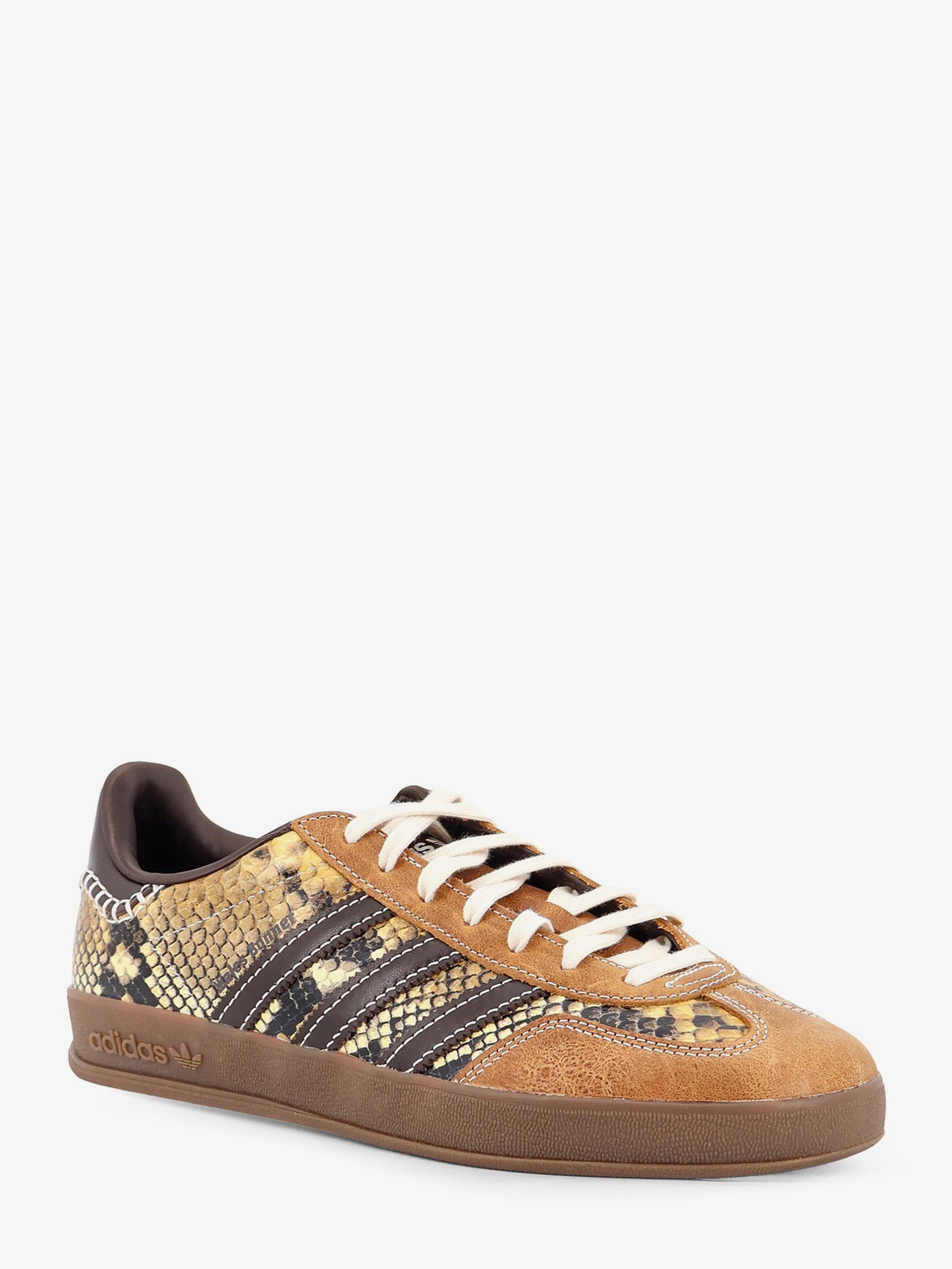 WB Gazelle Snake leather sneakers with python print