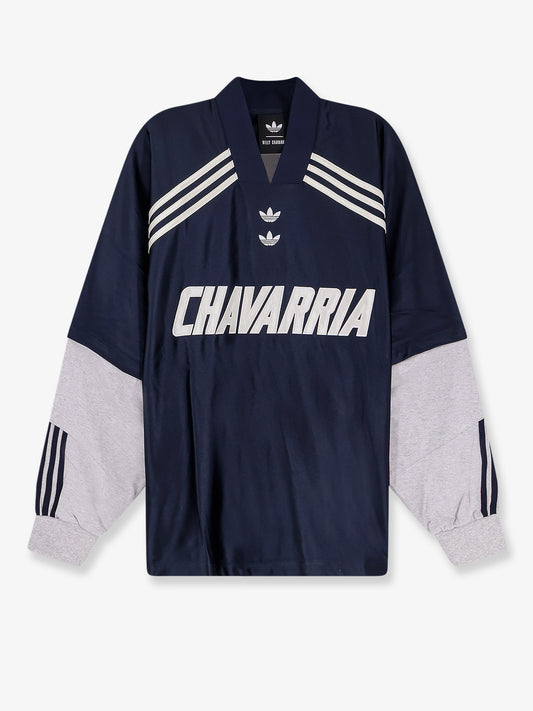 Jersey sweatshirt with frontal logo