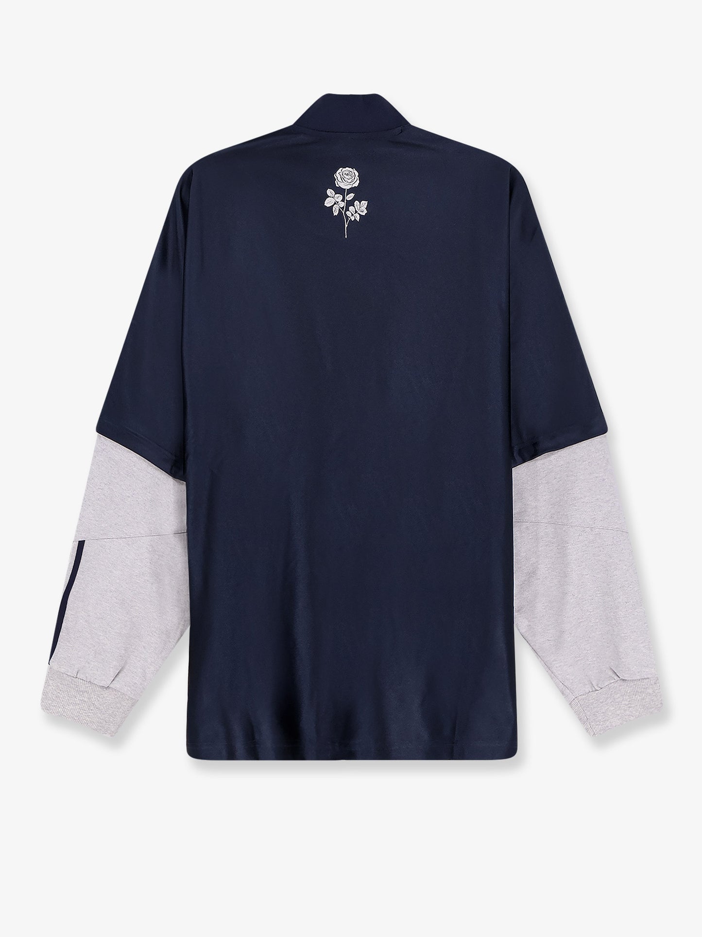 Felpa in jersey con logo frontale