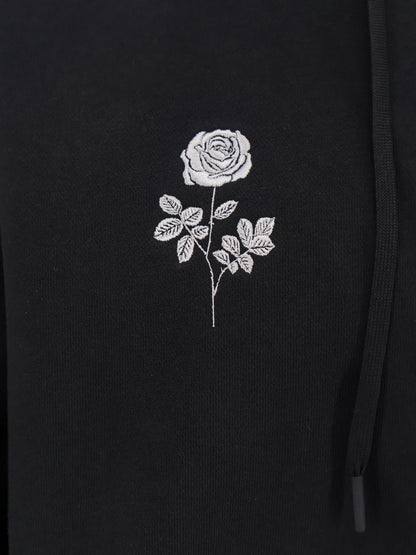 Cotton blend sweatshirt with embroidered logo on the front thumbnail