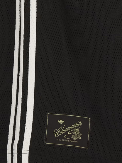Recycled nylon Bermuda shorts with printed logo on the front thumbnail