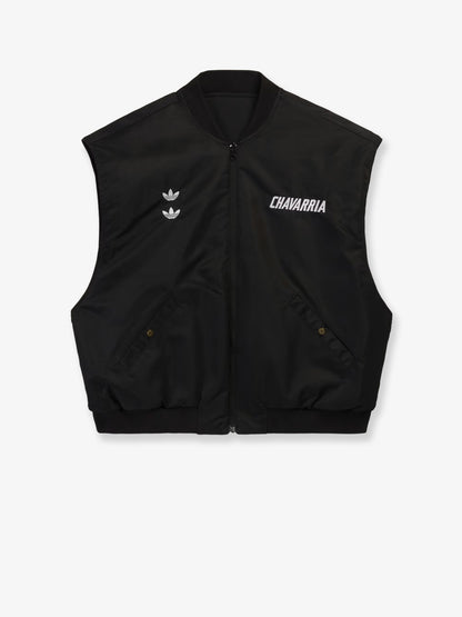 Reversible nylon sleeveless jacket thumbnail