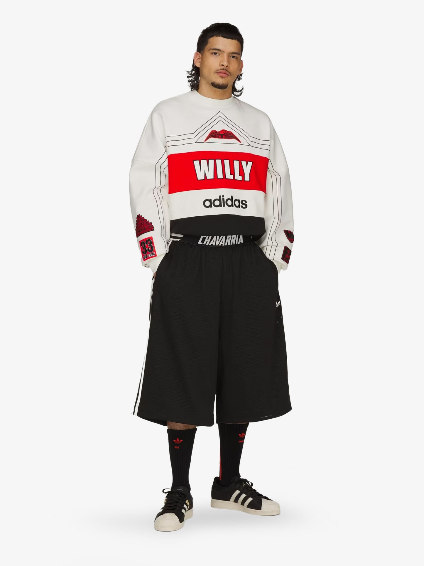 WC NY Ball Crew cotton sweatshirt