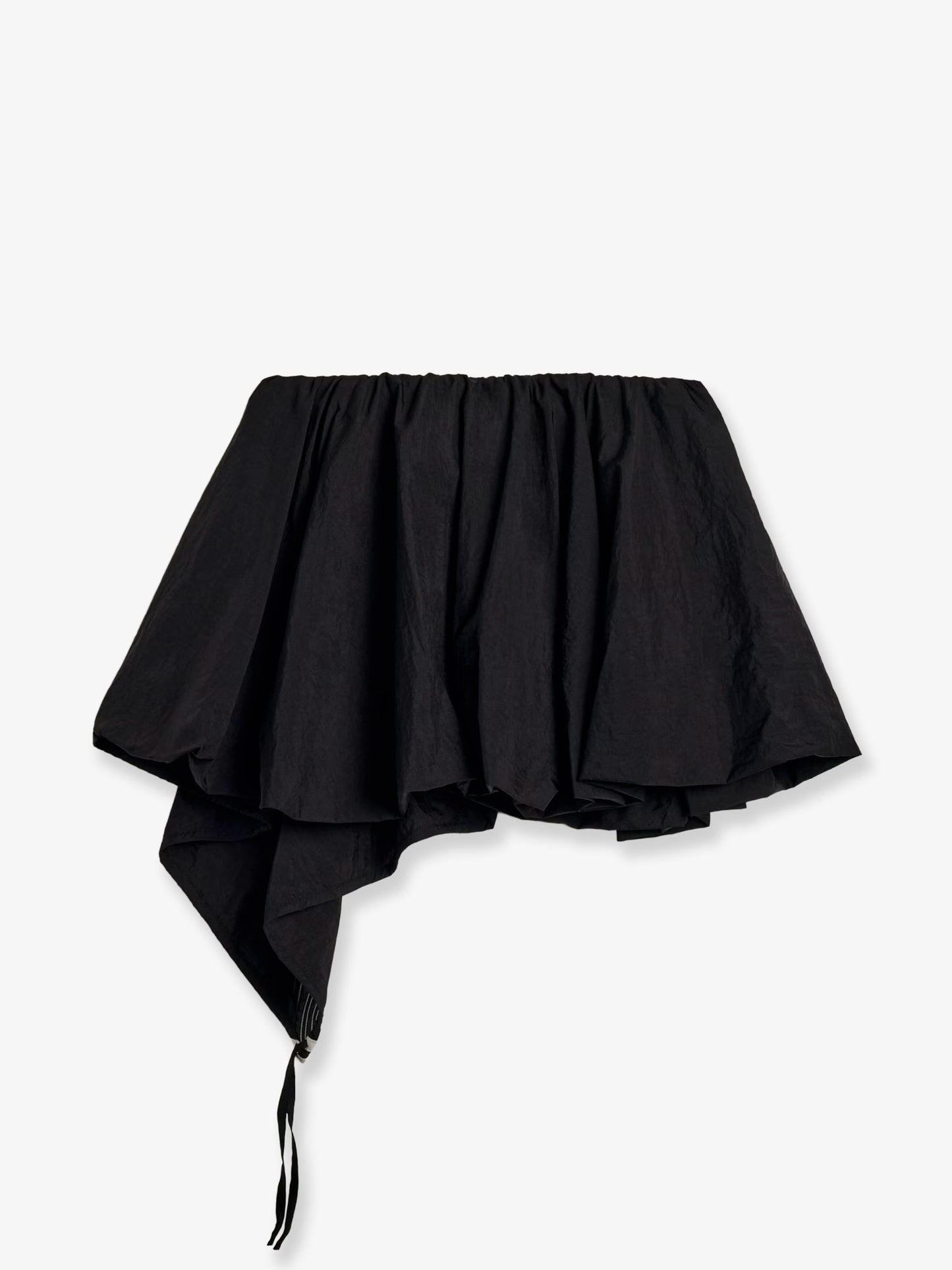 Nylon skirt with ionic logo bands