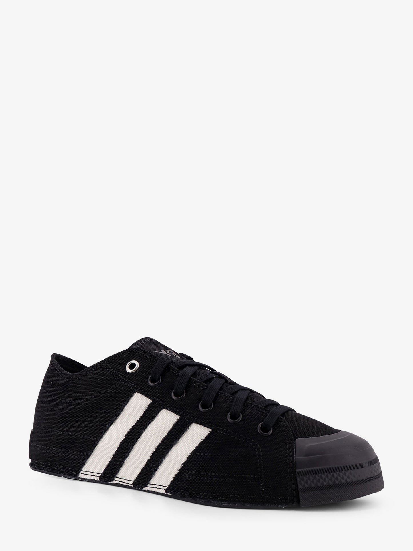 Sneakers in canvas con logo laterale