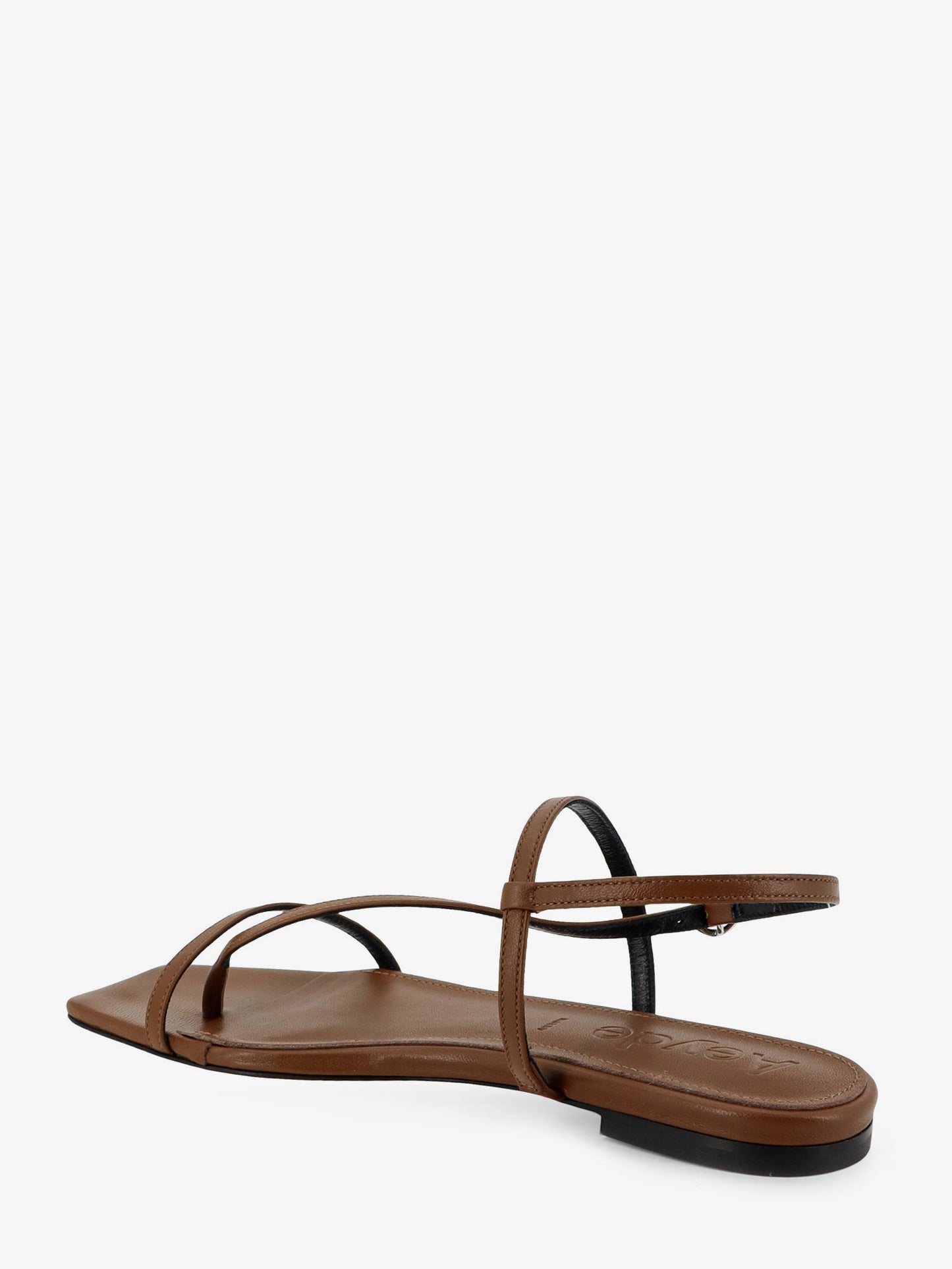 Ella flat leather sandals