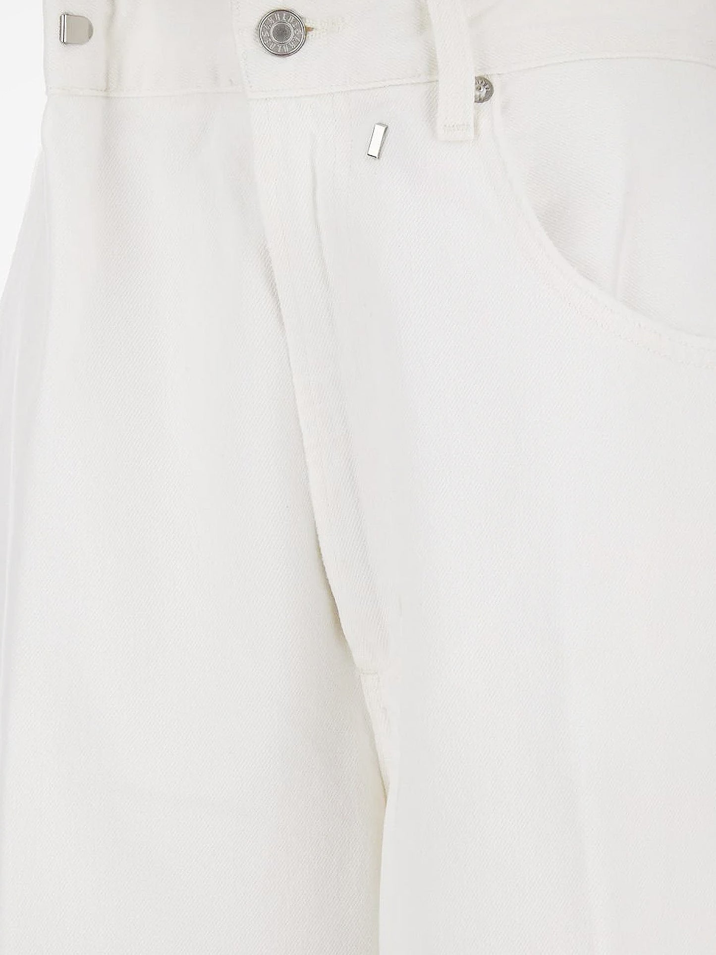 Vana Fold Jean regenerative white denim trousers