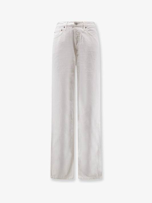 Pantaloni straight fit in cotone rigenerativo