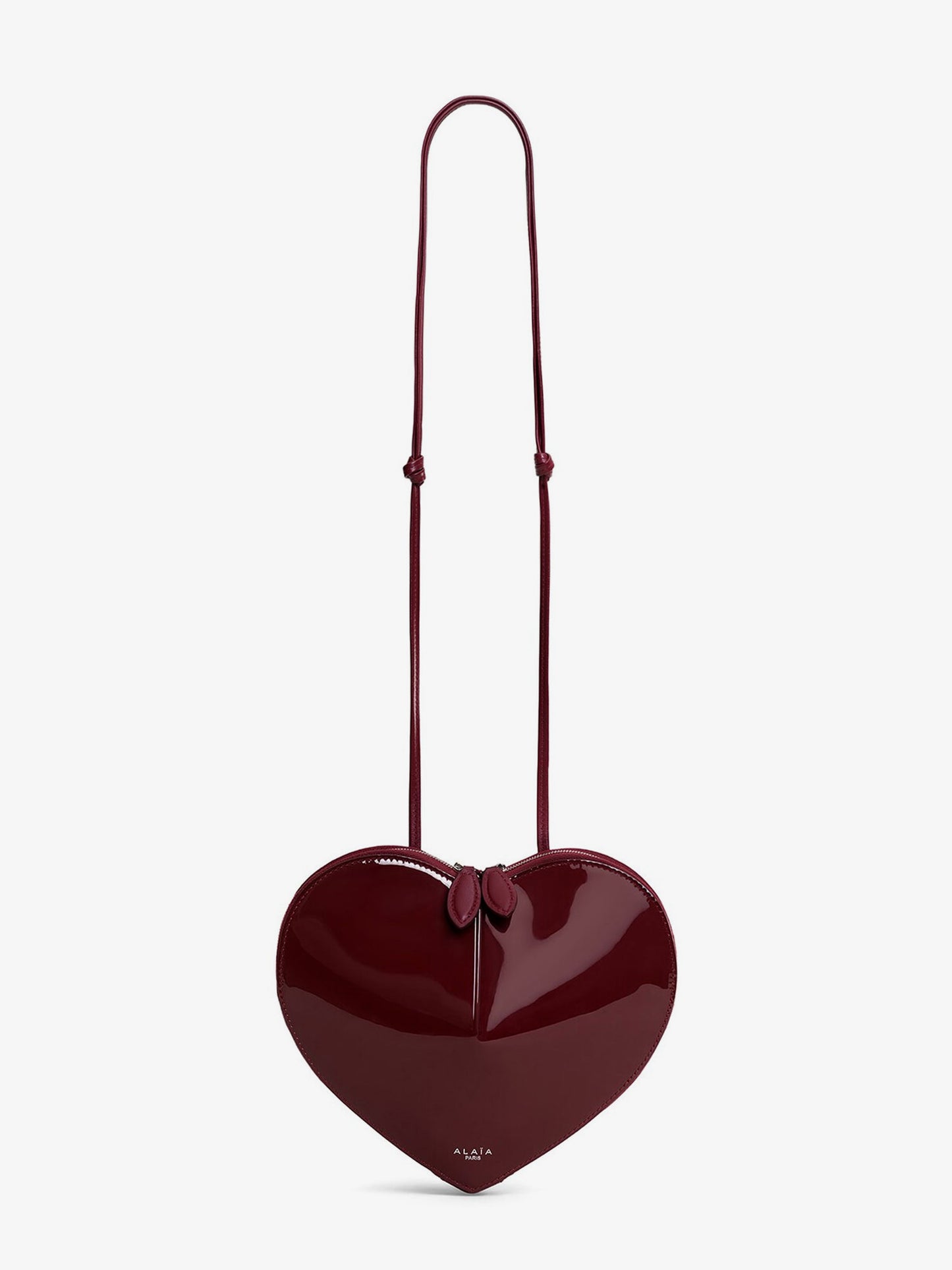 Le Coeur patent leather crossbody bag