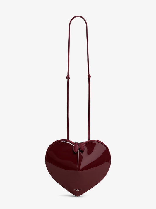 Le Coeur patent leather crossbody bag