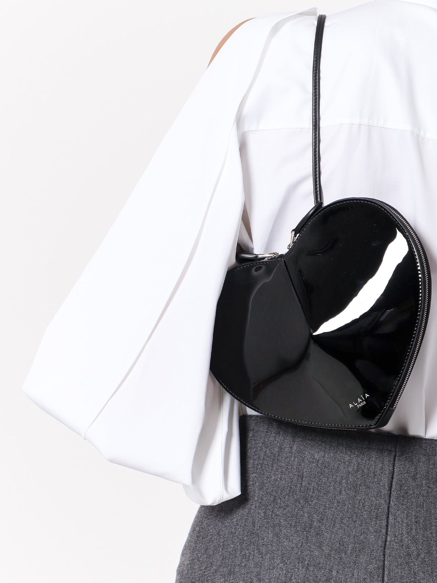 Le Coeur patent leather crossbody bag