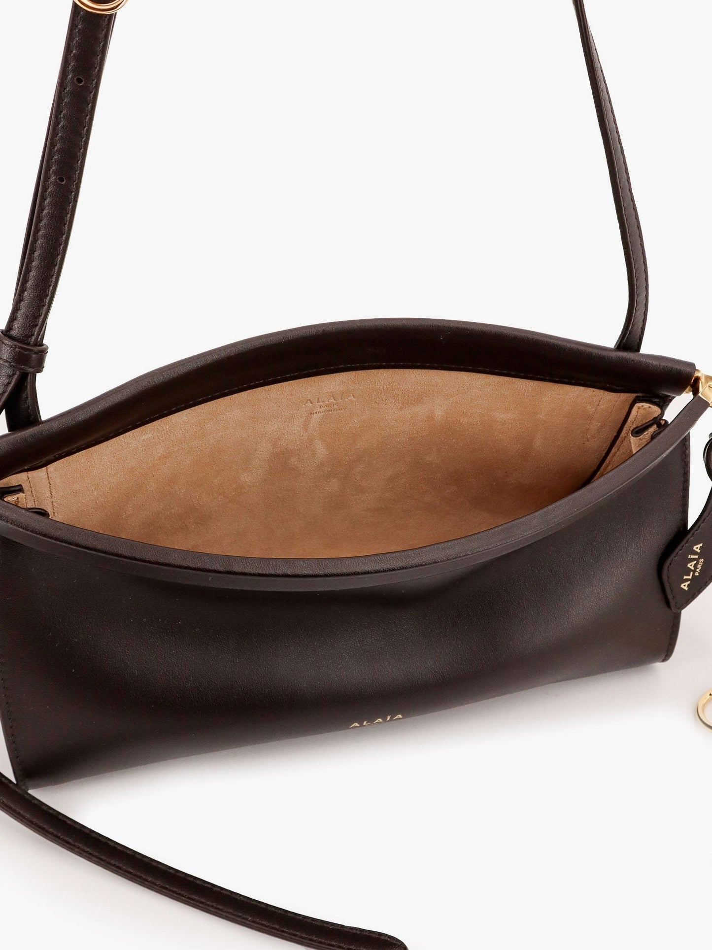 Borsa a tracolla Le Click East West Small in pelle