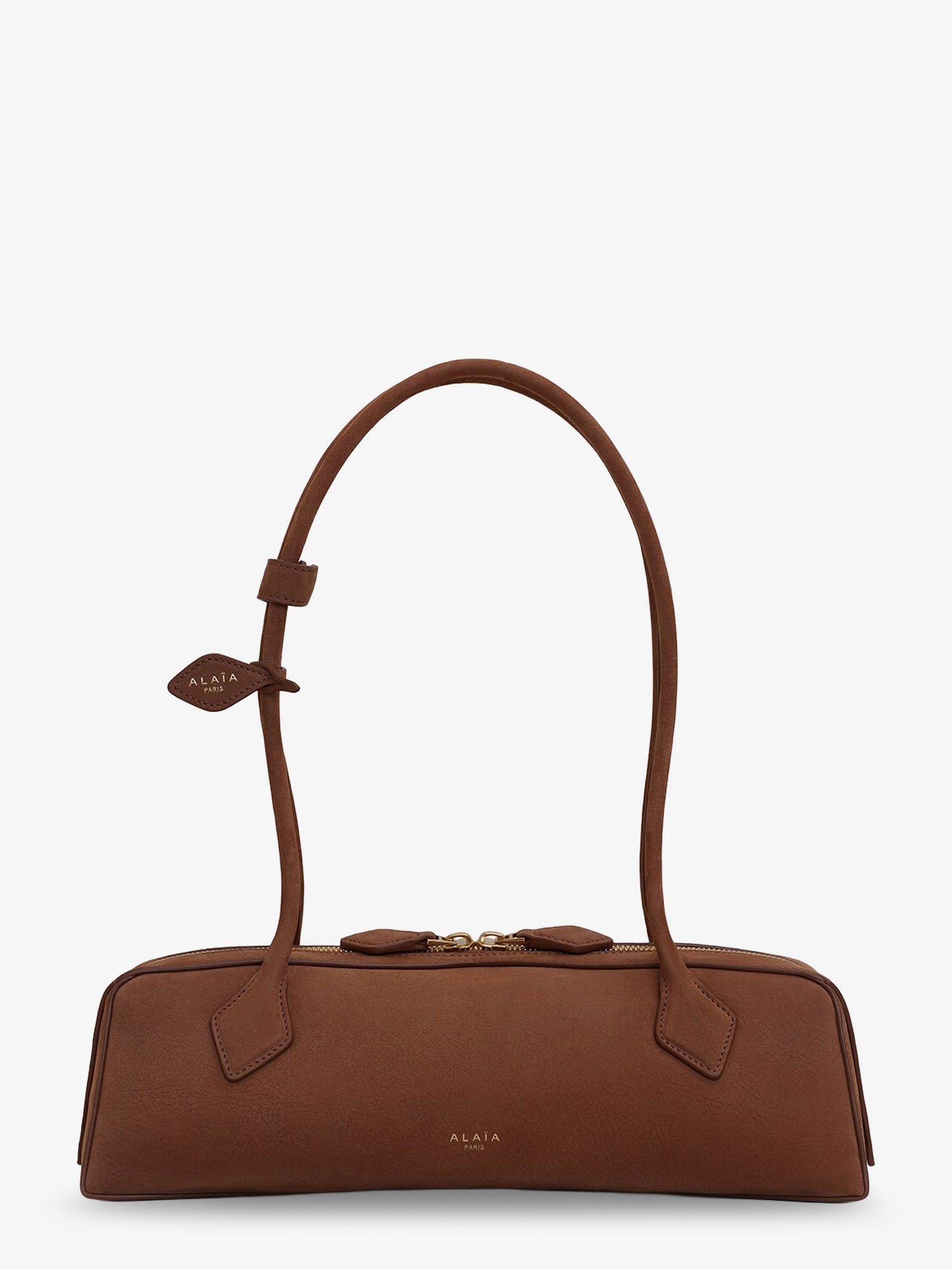 Borsa a spalla Teckel Medium in suede