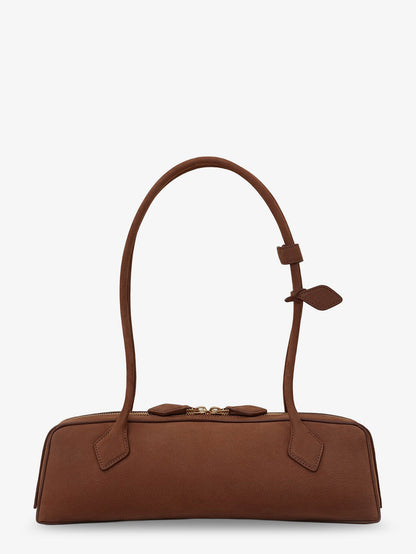 Borsa a spalla Teckel Medium in suede thumbnail