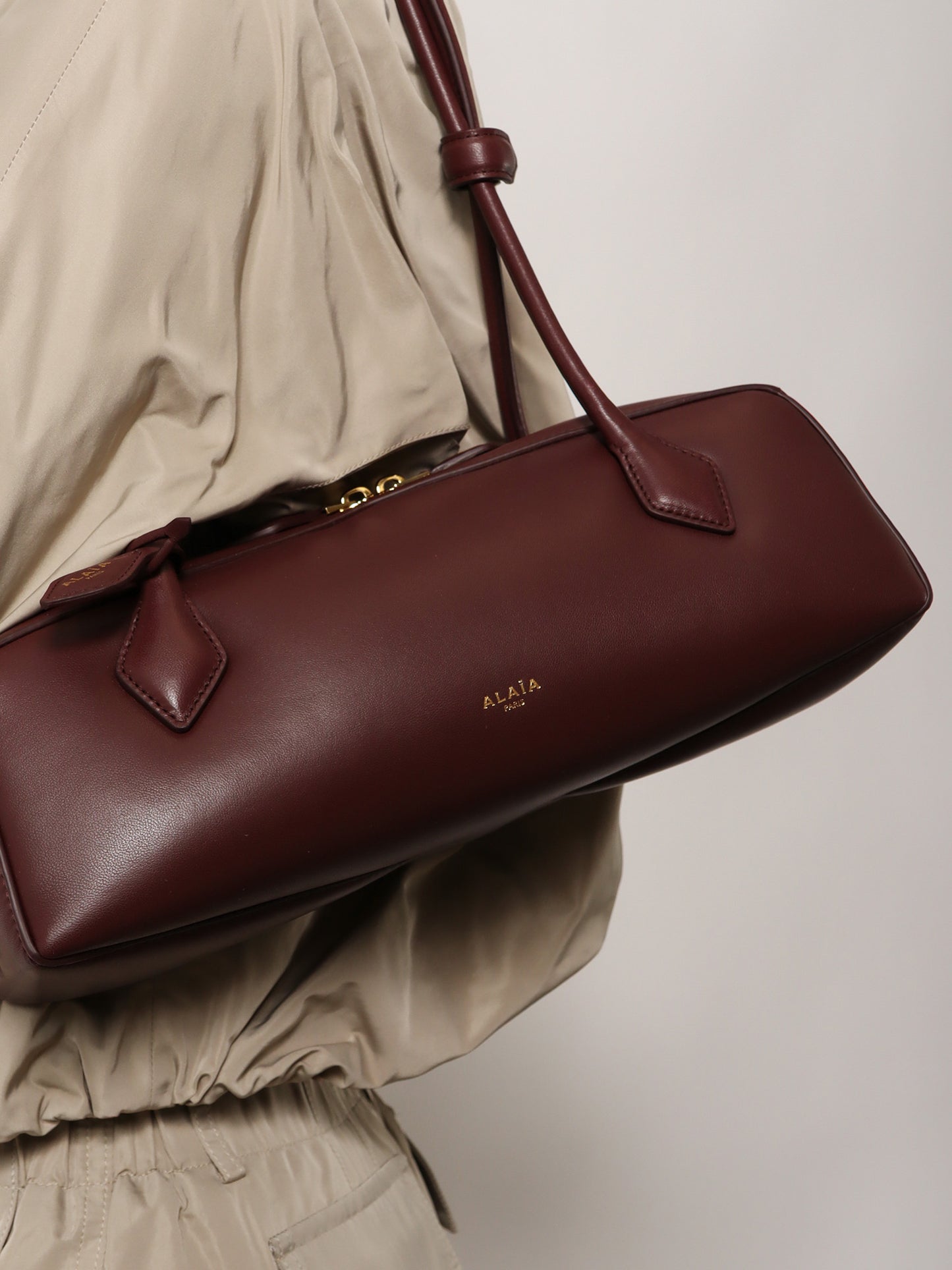 Borsa a spalla Le Teckel pelle imbottita