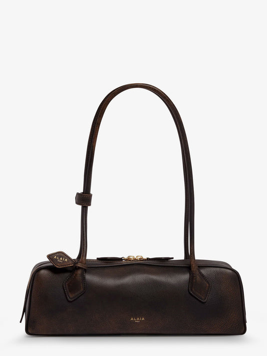 Le Teckel leather shoulder bag