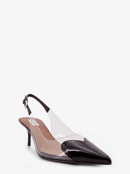 Le Coeur PVC and leather pumps thumbnail