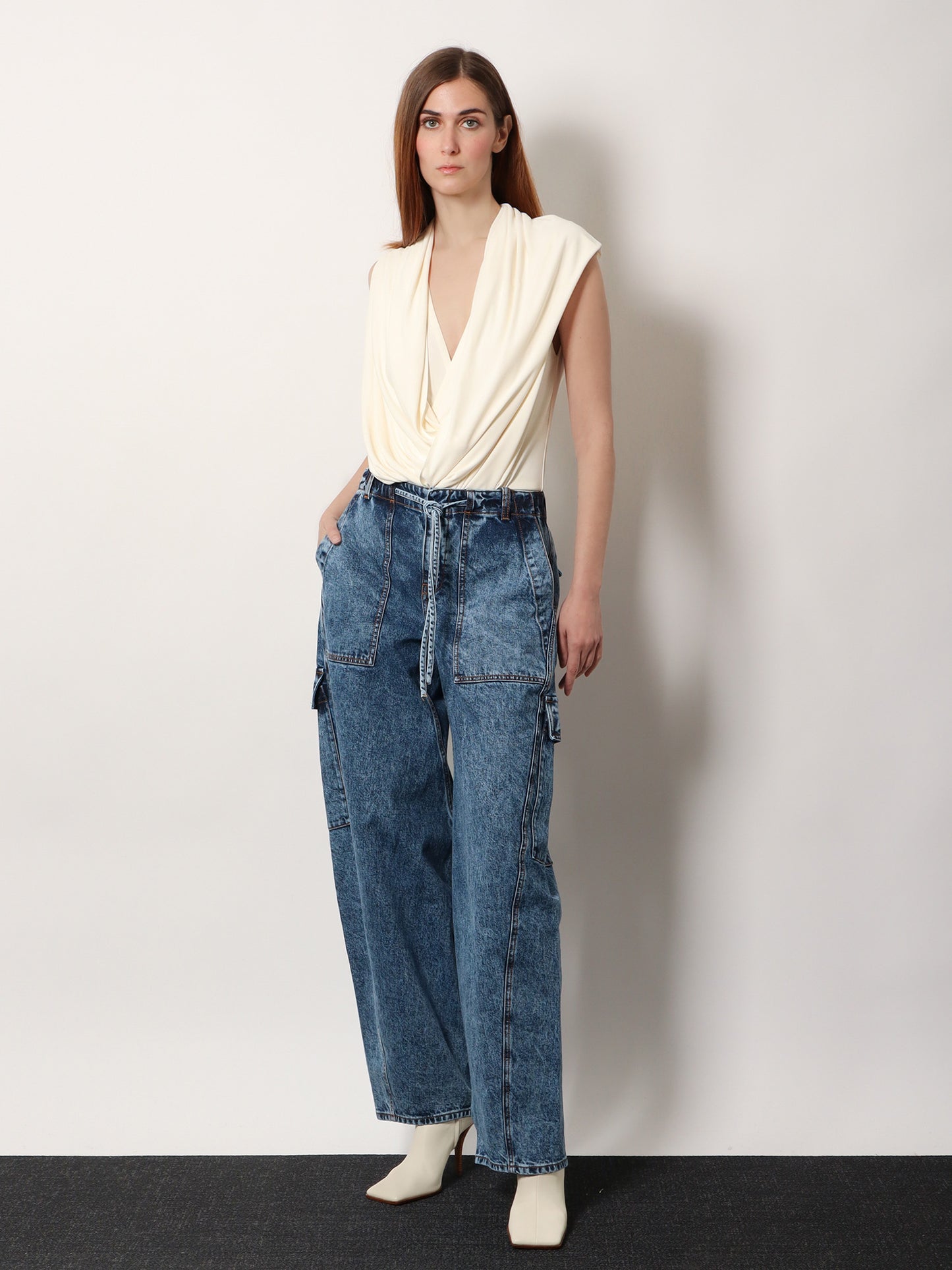 Hooded Body viscose top