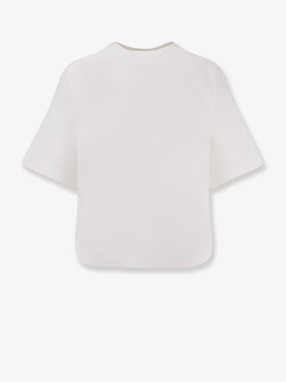 Boxy cotton blend t-shirt thumbnail