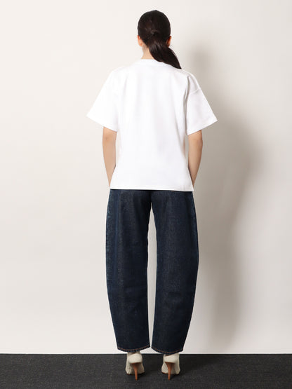Boxy cotton blend t-shirt thumbnail