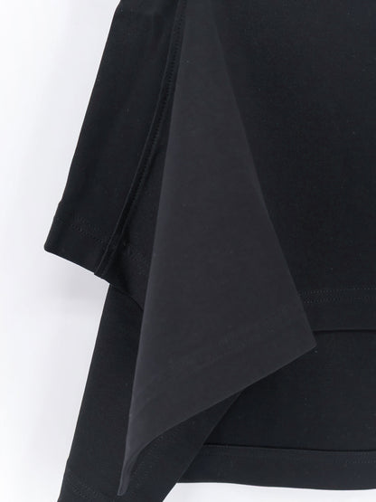 Paneled cotton T-shirt thumbnail