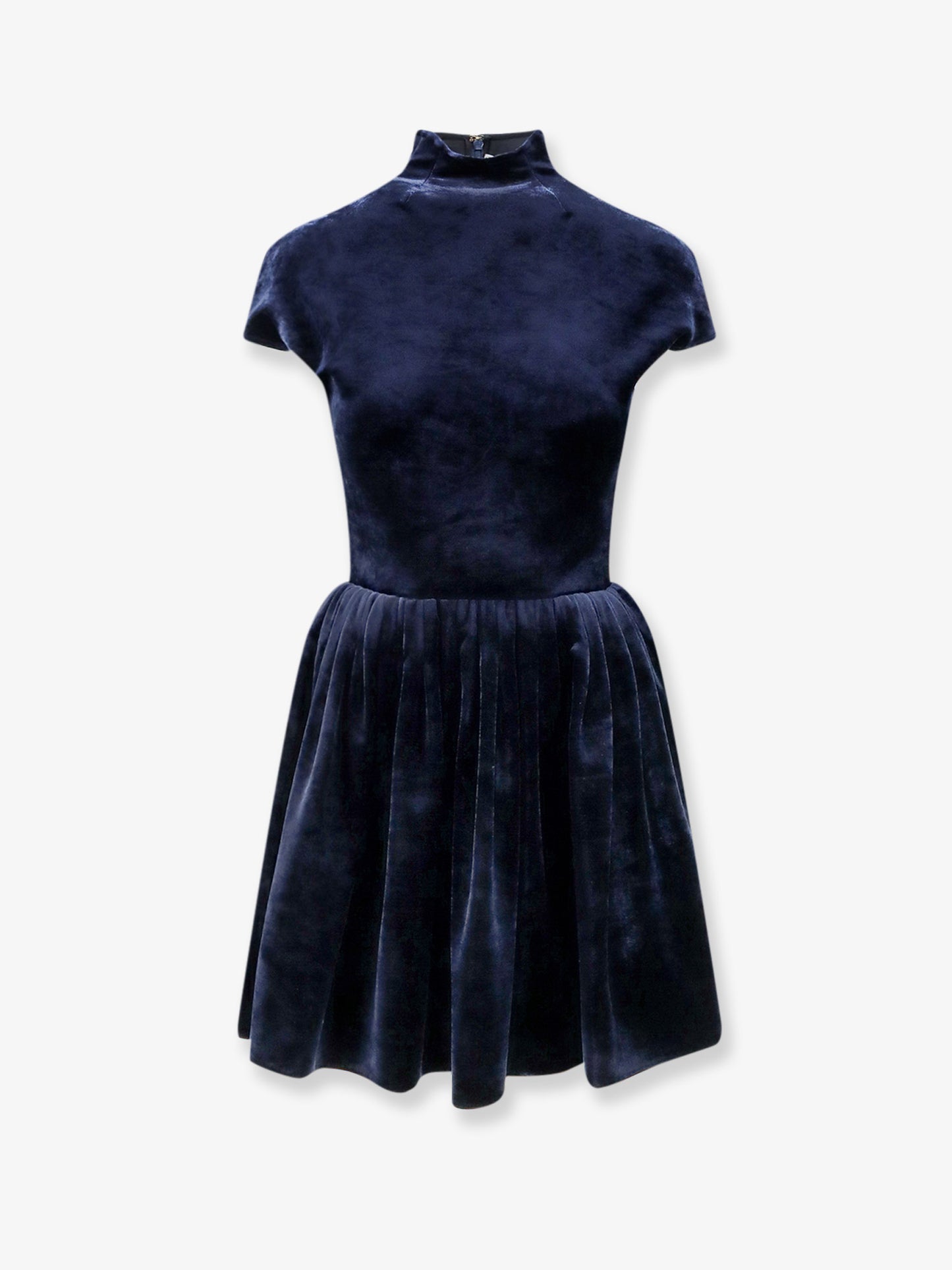 Short velvet dress
