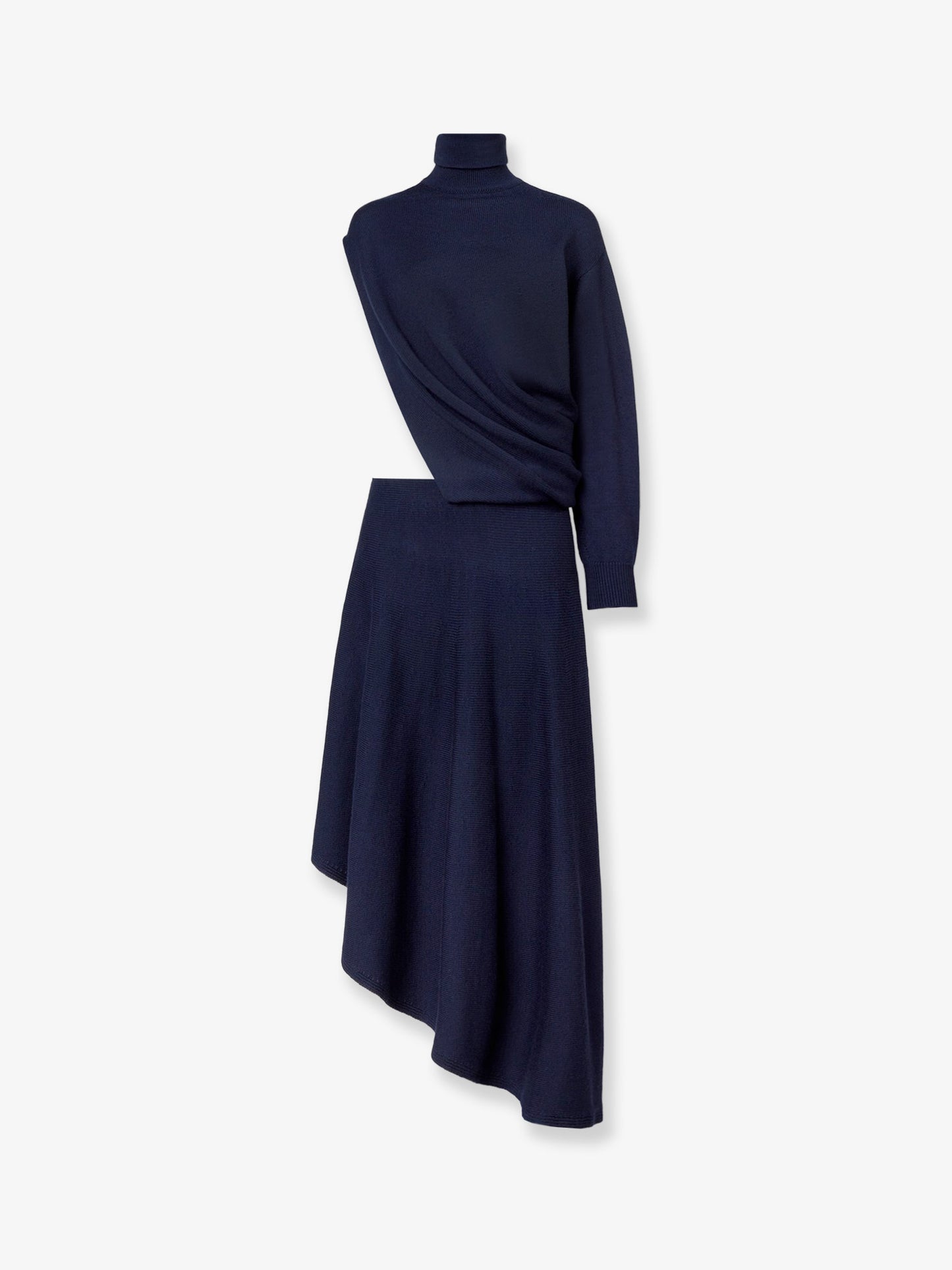 Cut-Out virgin wool dress