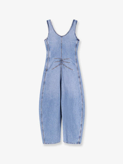 Round denim jumpsuit thumbnail