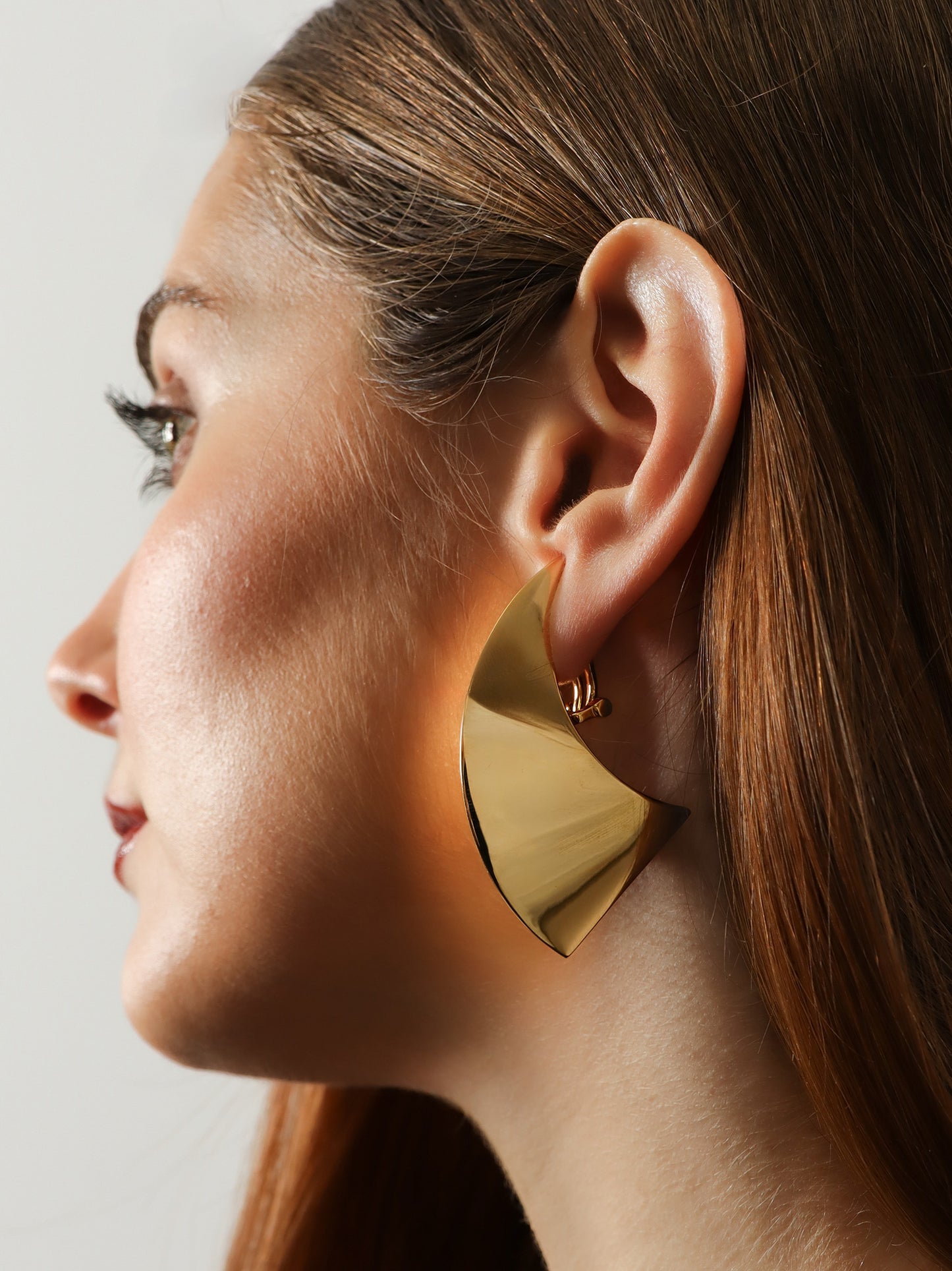 Brass earrings