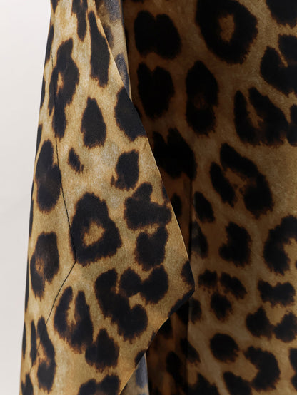 Gonna in seta con stampa animalier thumbnail