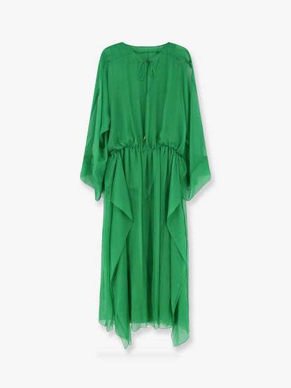 Silk long dress thumbnail