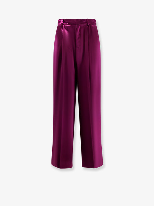 Satin trousers with pinces