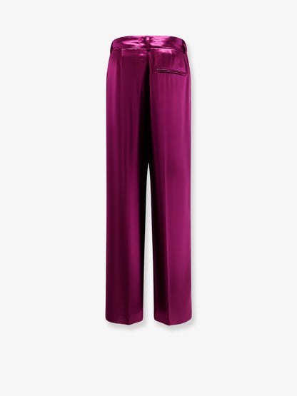 Satin trousers with pinces thumbnail