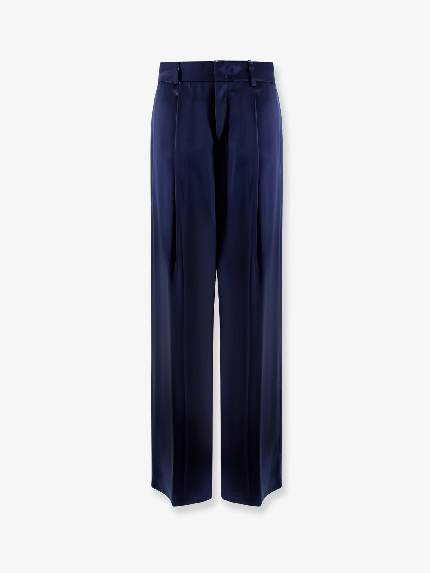 Satin trousers with pinces