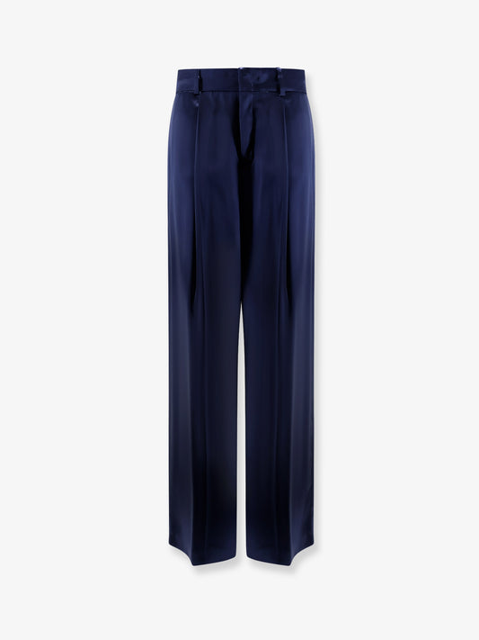 Satin trousers with pinces