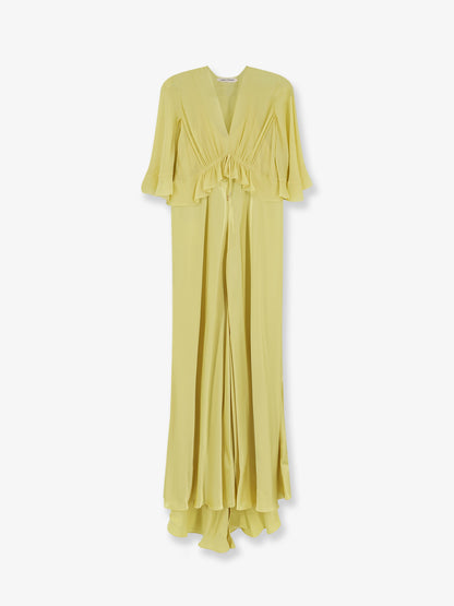 Satin long dress thumbnail