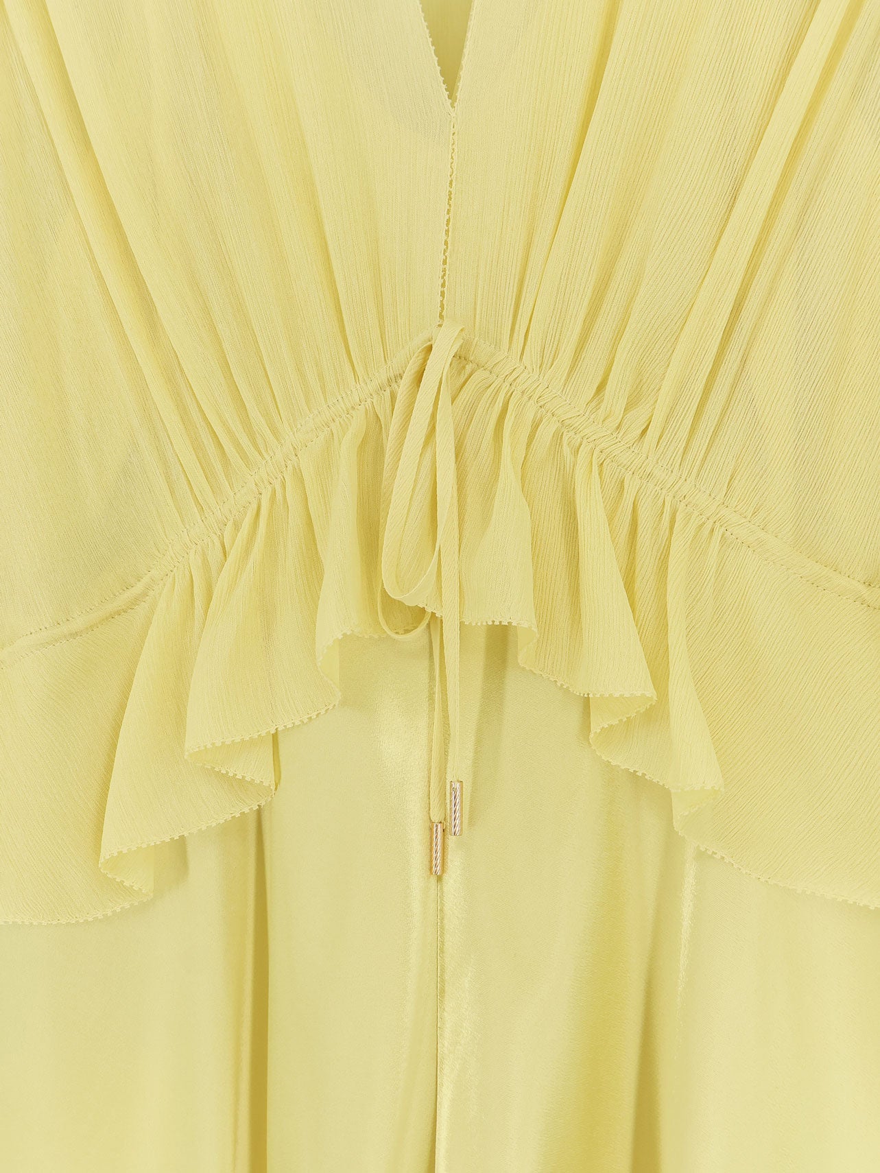 Satin long dress