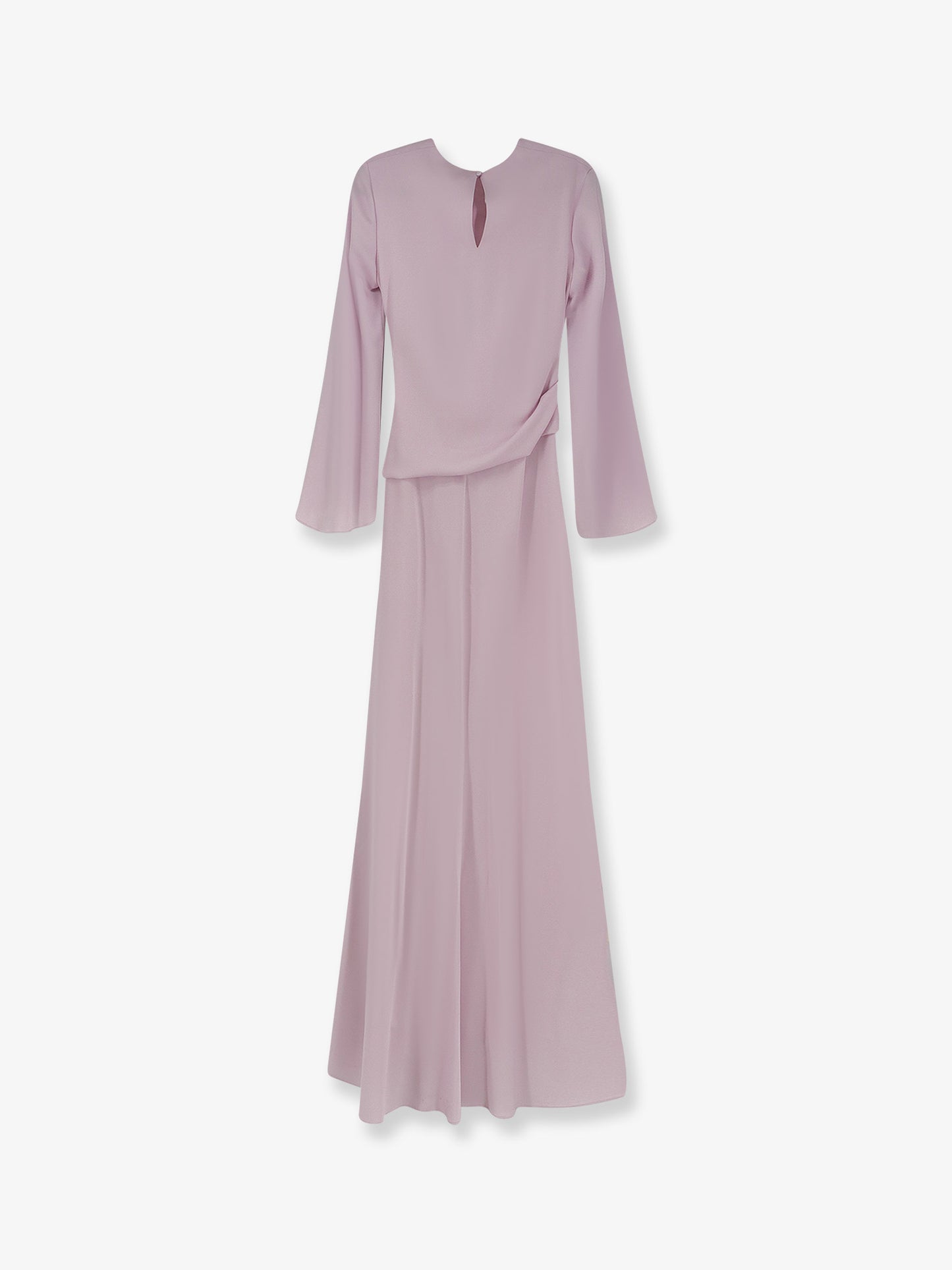 Vestito lungo con drappeggio