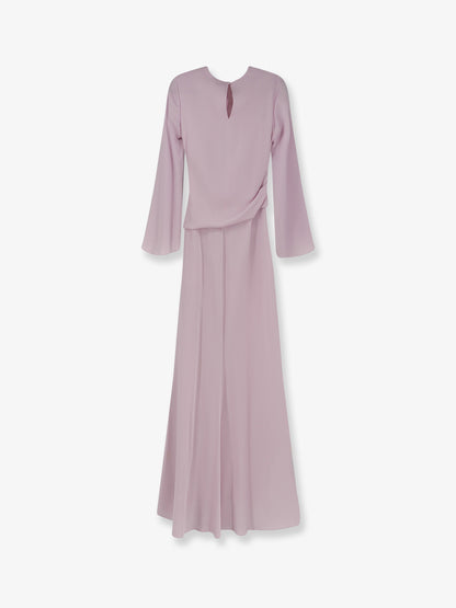 Vestito lungo con drappeggio thumbnail