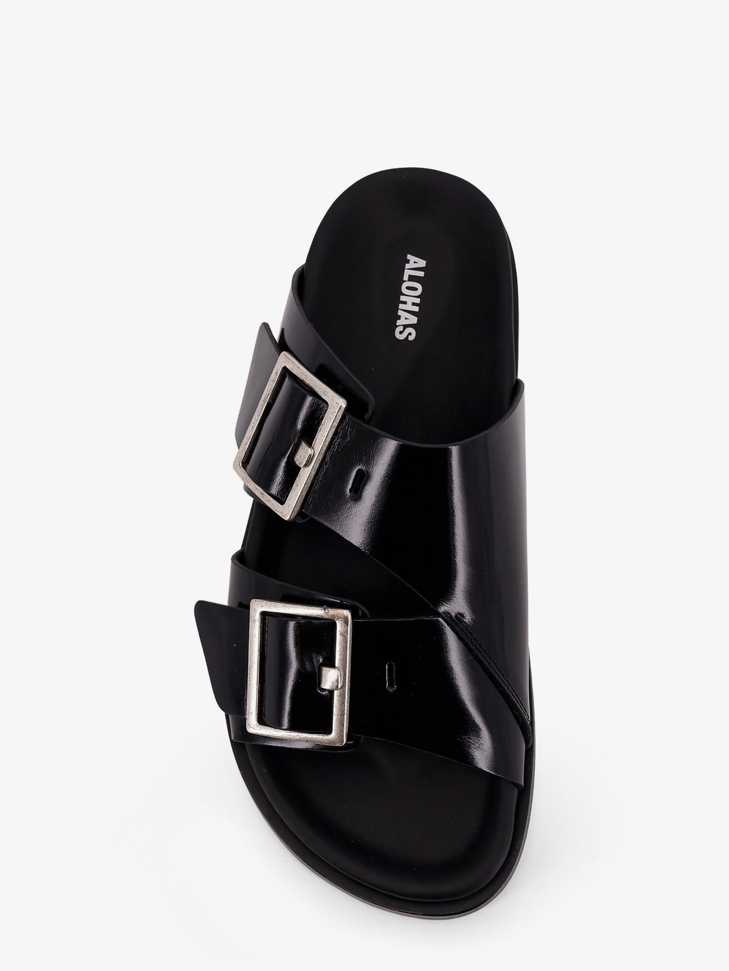 Alba low leather sandals